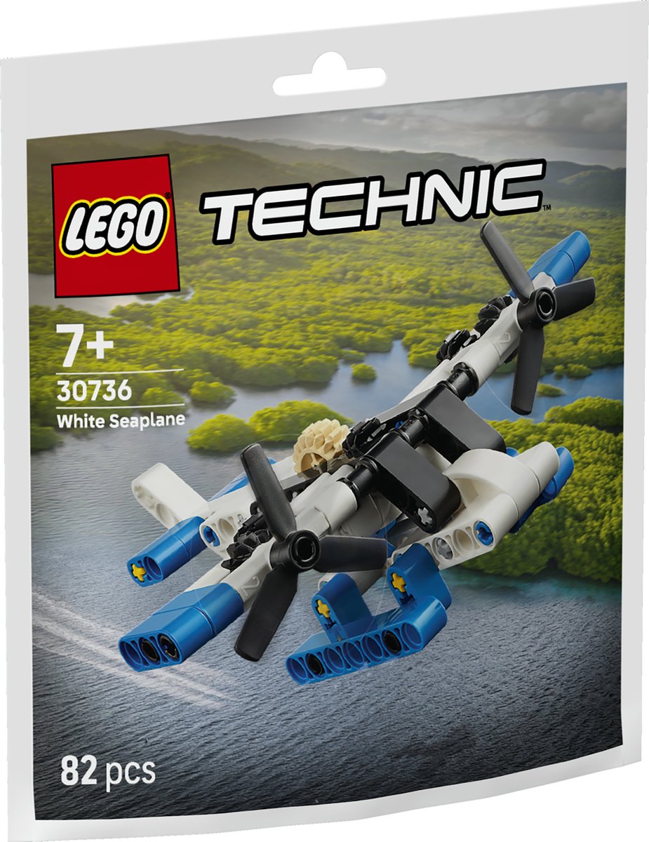 LEGO Technic - Wit watervliegtuig - 30736 — afbeelding 7