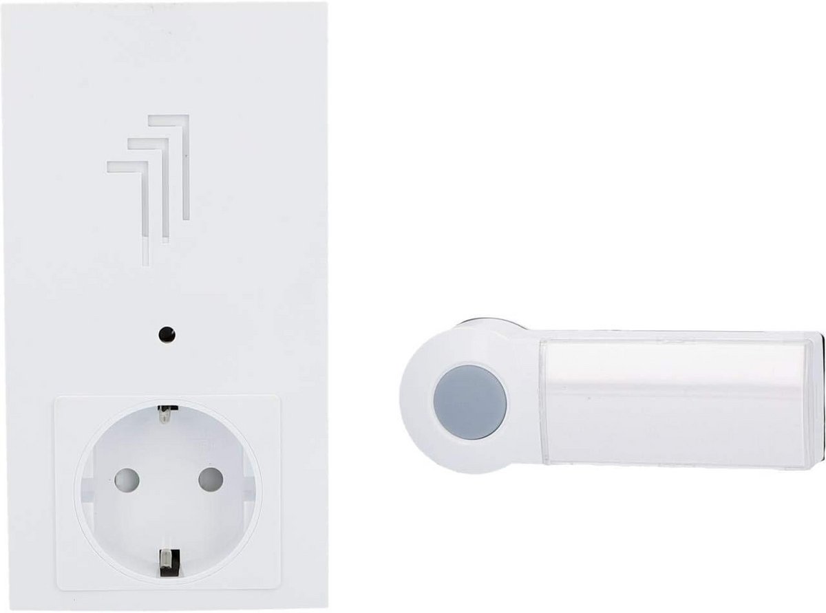 Draadloze Deurbel Plug-in met Keuze uit 16 Melodieën en 75 Meter Bereik