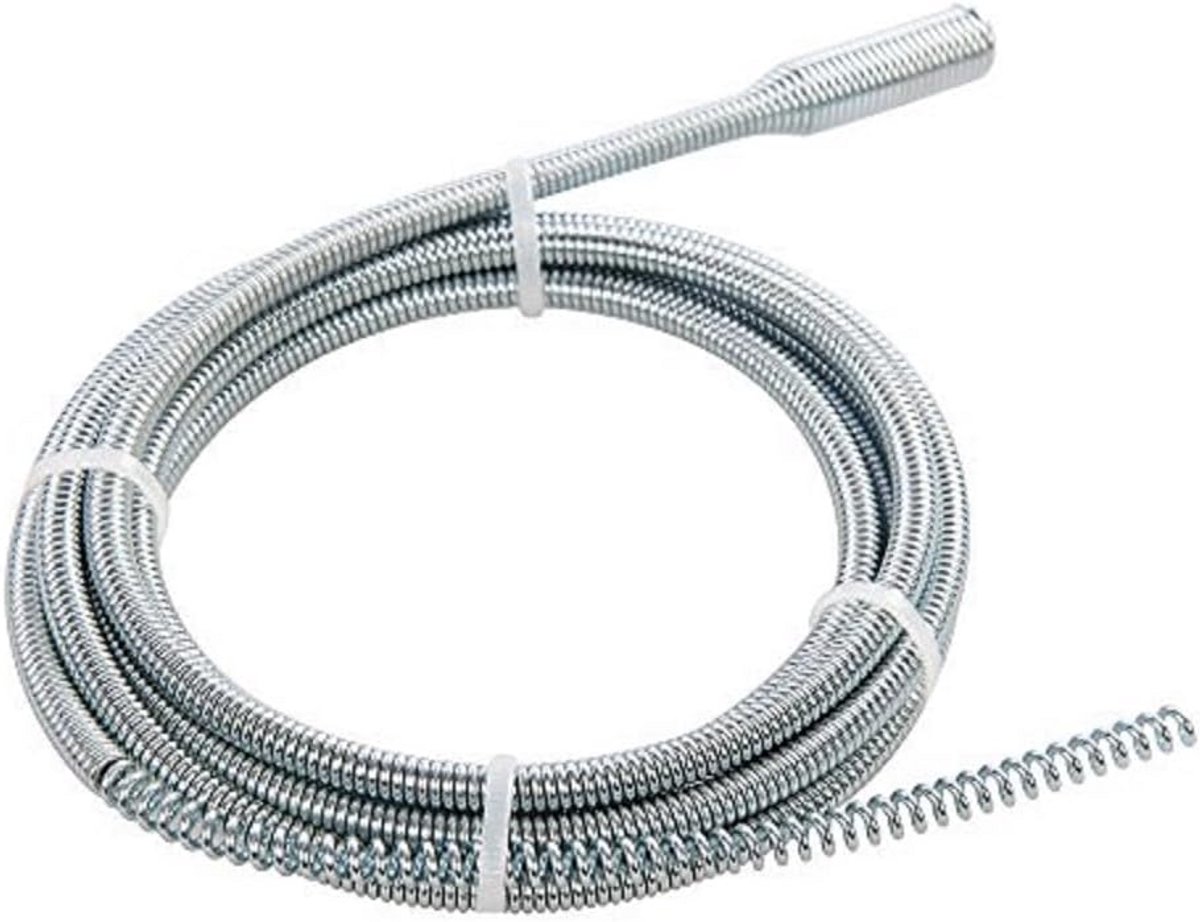 Roterende spiraal voor het ontstoppen van afvoeren 6 mm x 1.8 m