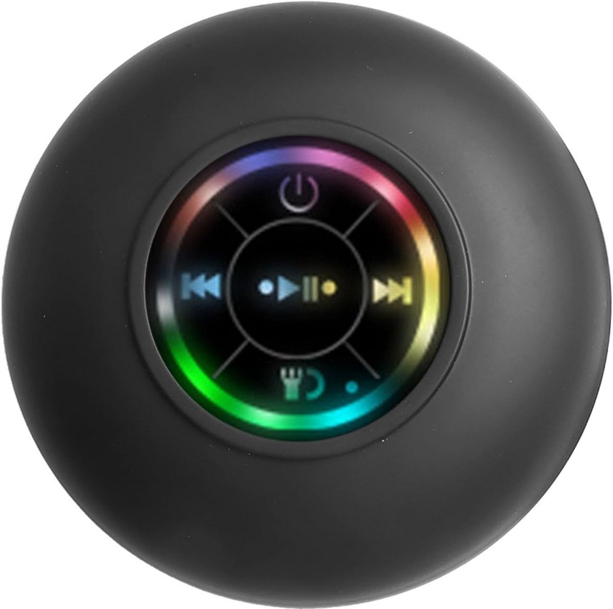 Draadloze IPX4 Waterdichte Douche Speaker met Kleurrijke Flash Licht voor Reizen en Buitenactiviteiten