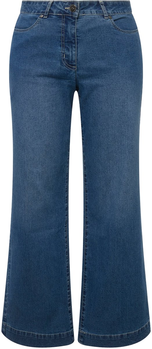 Angel of Style - Dames - Jeans Nora wijd en recht stretchcomfort 4-pocket - Blue stone - Maat 58