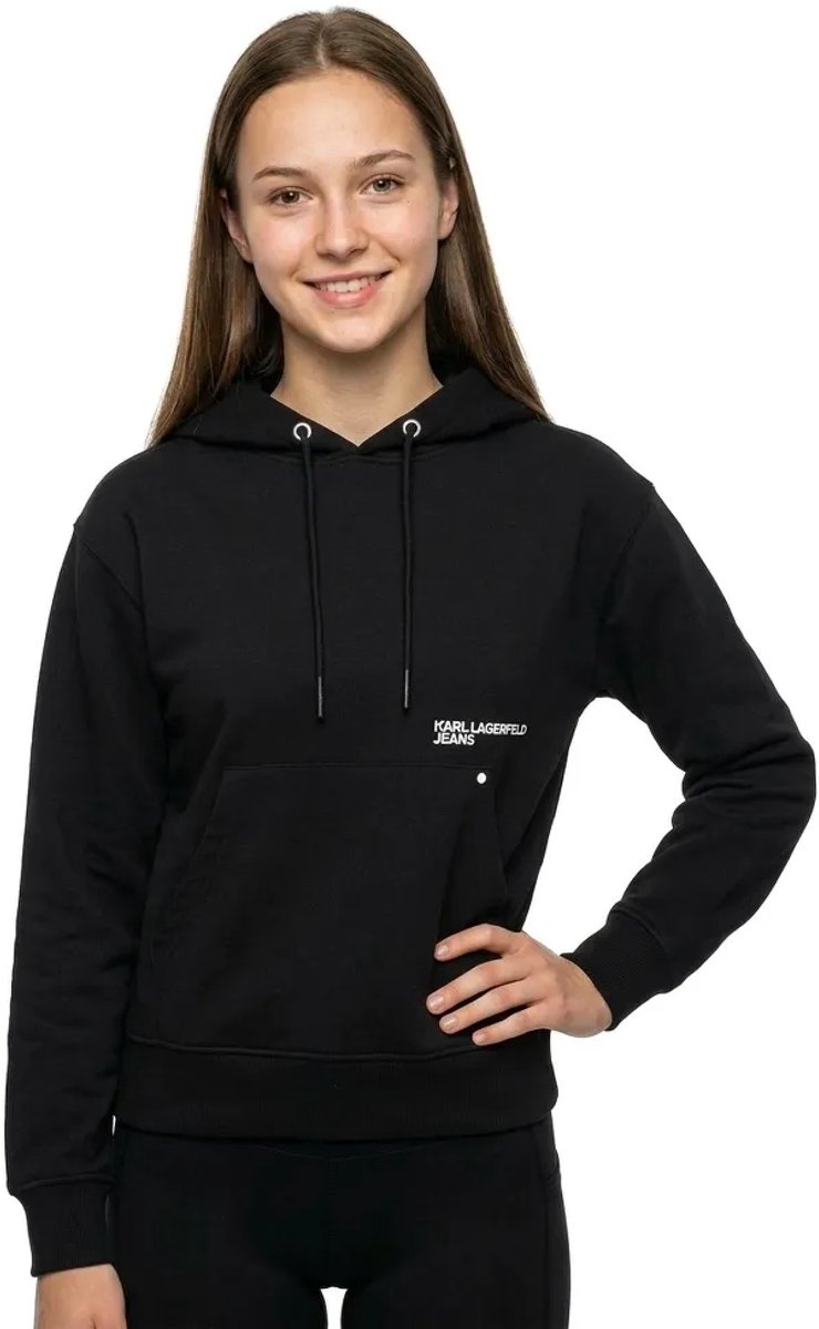 Karl Lagerfeld Jeans B1w20046 Hoodie Zwart M Vrouw