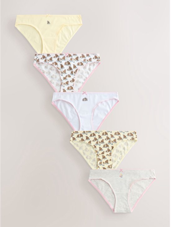 Next Set van 5 katoenrijke bikini's