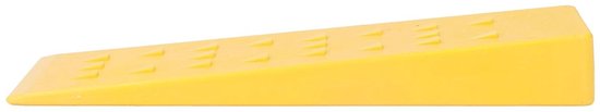 Velwig ABS-kunststof - Zaag Hout Wig - Bomen Vellen - Sterke Duurzame Constructie - 25 Cm - Geel — afbeelding 5