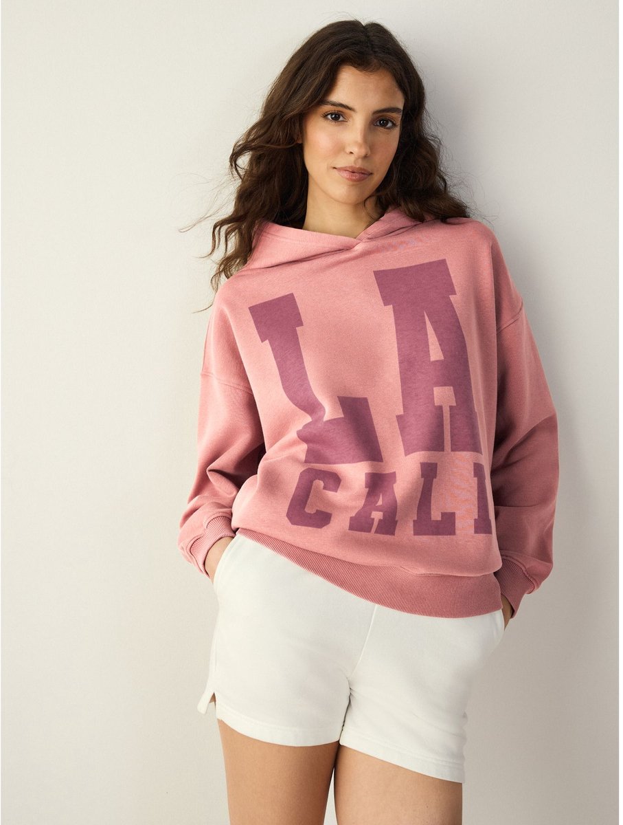 Next - Dames - Hoody met print - Roze