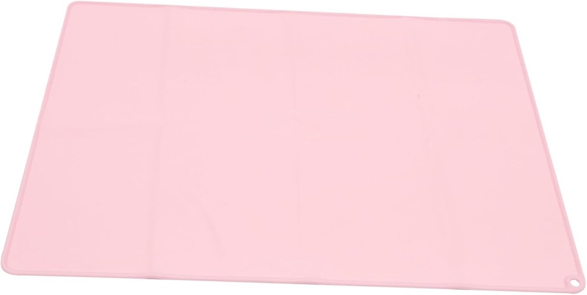 Keukenmat Antislip - Deegmat Kneedmat - Bakken En Koken - Met Schaalverdeling - 60x80cm - Roze