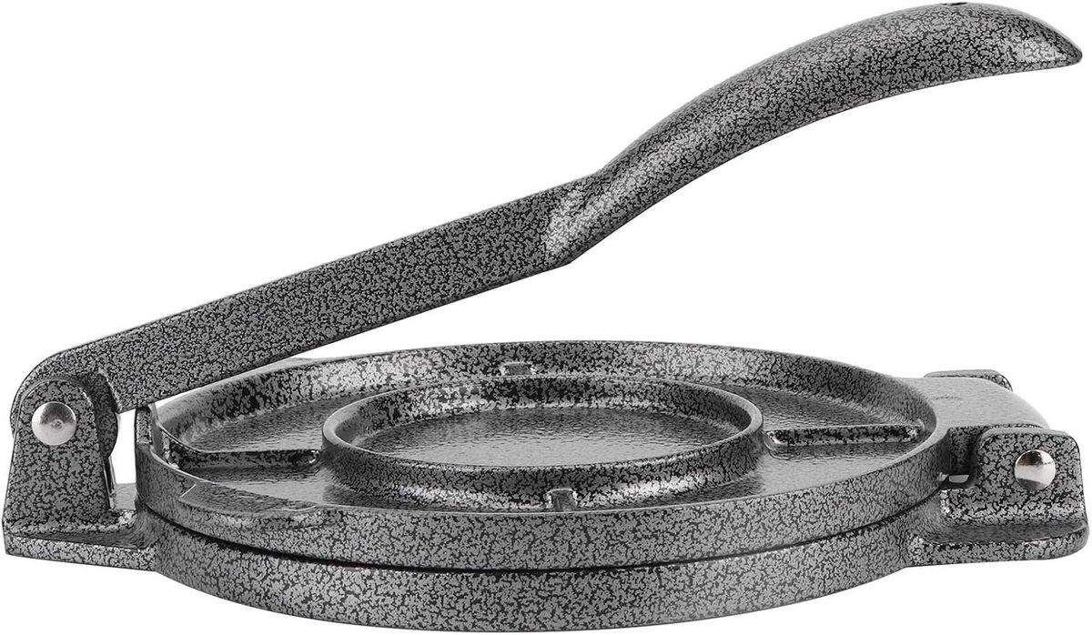 Tortilla Maker - Deeg Pers - Maak Tortilla's - Antiaanbaklaag - 16.5 cm - Grijs