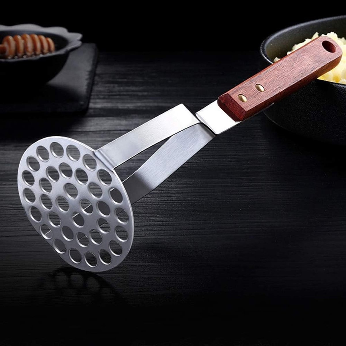 Aardappelstamper - Keukengereedschap - Puree Maken - Niet-slipgreep - 28 cm