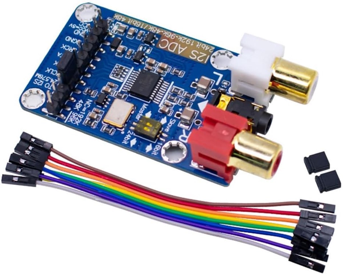 Audio Capture Module - I2S Kaart - Signaal Conversie - Master-Slave Ondersteuning - 24BIT 192K - Zwart