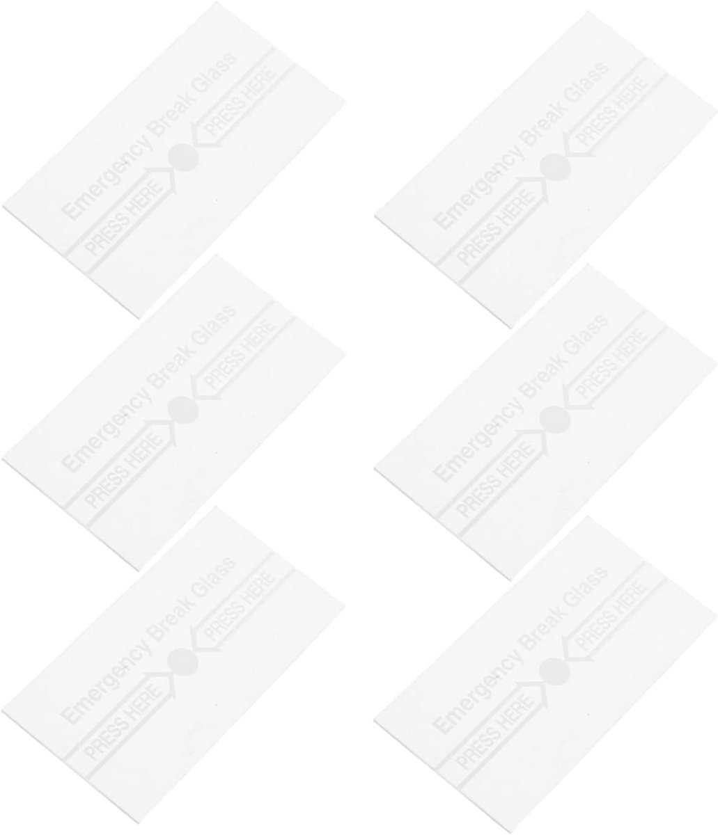 Brandalarm Glas Beschermkappen - Noodalarm Covers - Veiligheid Verhoging - Hittebestendig Materiaal - 76 x 39 cm - Transparant