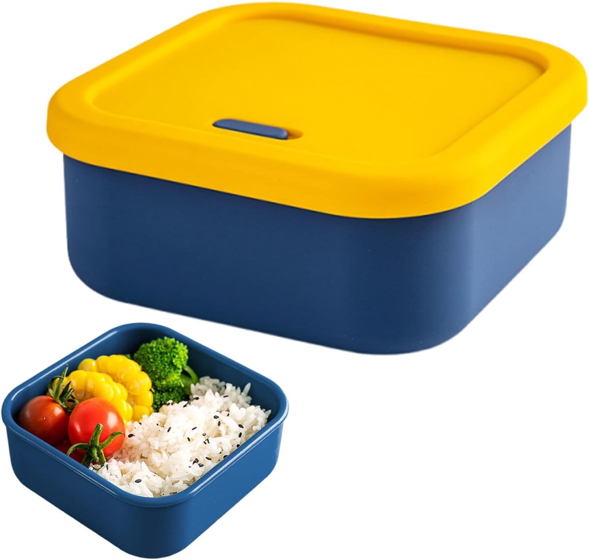 Silicone Bewaardozen - Voedselcontainers Lekvrij - Maaltijdvoorbereiding Lunch - Herbruikb