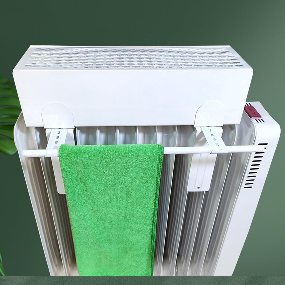 Luchtbevochtiger radiator - Waterverdamper - Droge lucht tegengaan - Werkt zonder elektriciteit - 40cm breed - Aluminium