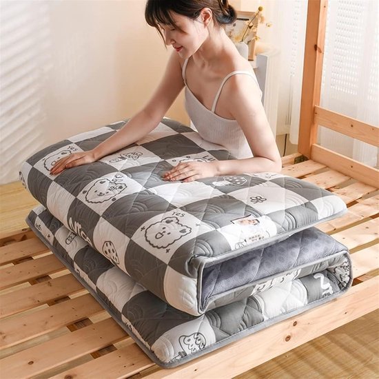 Japanse Matras - Vloerbed - Comfortabel Slapen - Opvouwbaar Oprolbaar - 90x200cm - Nice — afbeelding 2