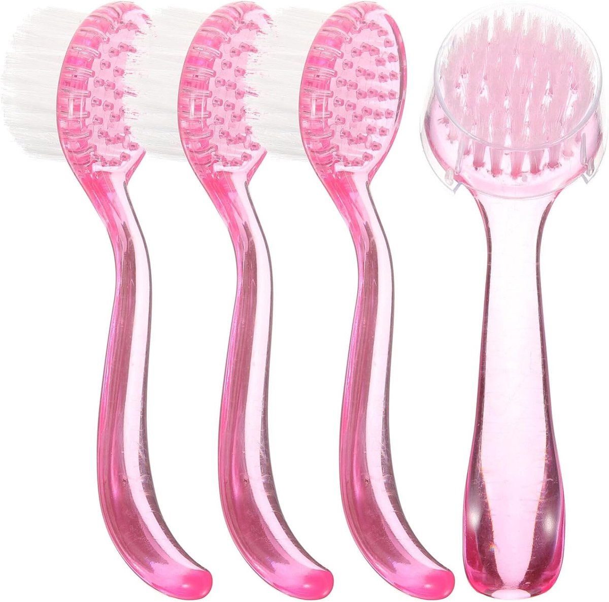 Gezichtsborstel Set - Gezichtsreiniger Exfoliator - Huidverzorging Reiniging - Diepe Poriën Reiniging - 13x4x3cm - Assorti