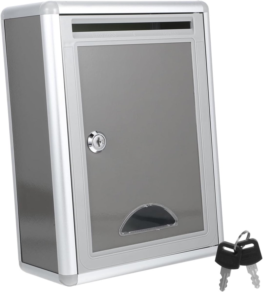 Wandmontage Brievenbus - Suggestiebox Slot - Veilig Berichten Ontvangen - Lichtgewicht Aluminium - 285 x 215 x 105 cm
