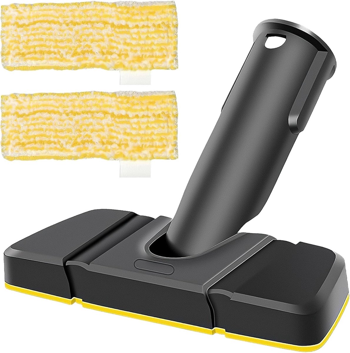 Stoomreiniger Accessoires - Microvezeldoeken - Diepe Reiniging - Set van 3 stuks - Zwart