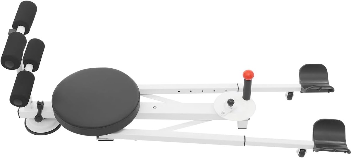 Beenspreider Spagat Trainer - Flexibiliteit Apparaat - Spierontspanning en Training - Verstelbaar tot 180 graden - 168.5x70x43.5cm - Zwart Wit