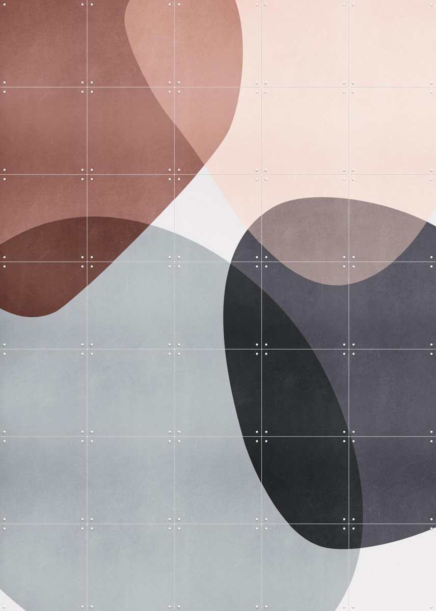 IXXI Graphic 206, Mareike Böhmer - 100 x 140 cm - Gratis ophangtool - Grote wanddecoratie en posters - Abstract, Grafisch Ontwerp, Geometrische Kunst