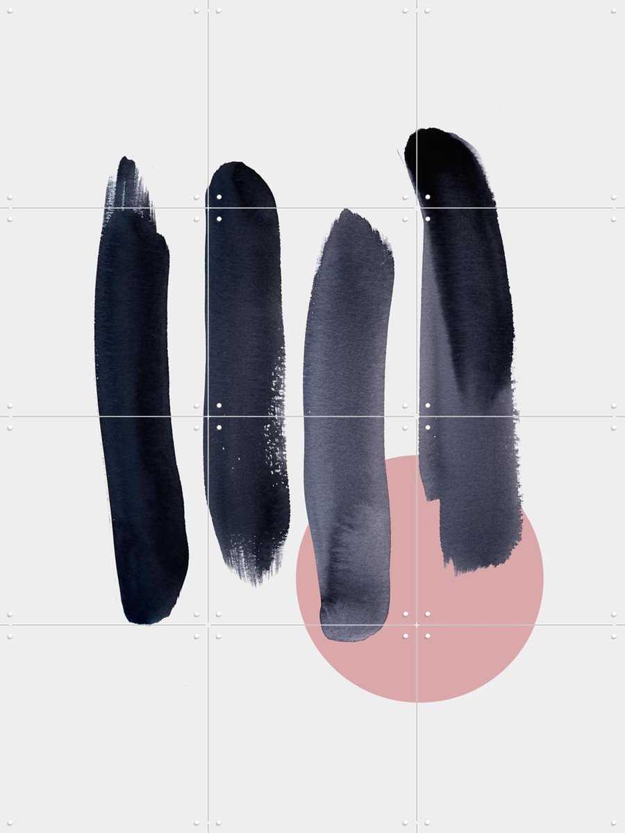 IXXI Minimalism 17, Mareike Böhmer - 60 x 80 cm - Gratis ophangtool - Grote wanddecoratie en posters - Illustraties, Grafisch Ontwerp, Abstract
