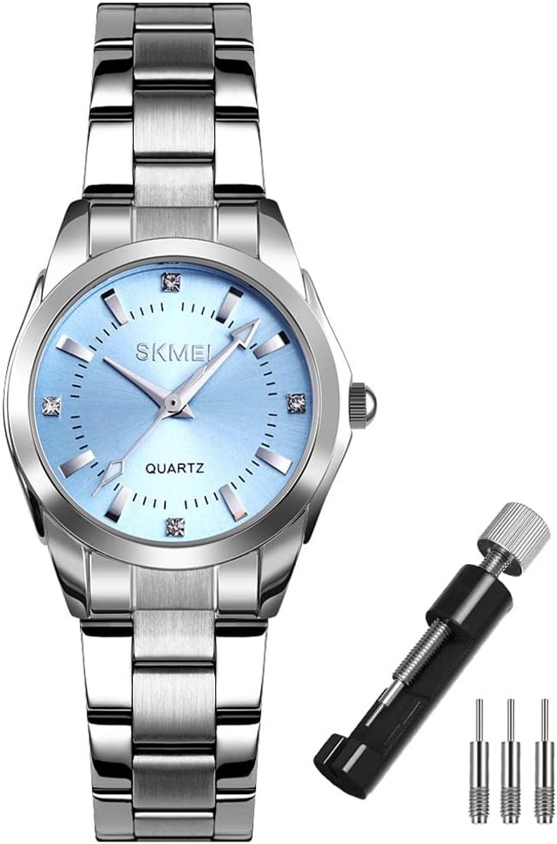 Dameshorloge Luxe Klassiek Analoog Waterdicht Roestvrij Stalen Band