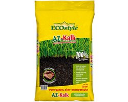 ECOstyle AZ Kalk - Micro Korrel – Voor Gazon, Sier- en Moestuin - Corrigeert Zuurgraad direct en langdurig - werkt tegen Mos - CO2-Neutraal – 265 M² - 20 KG