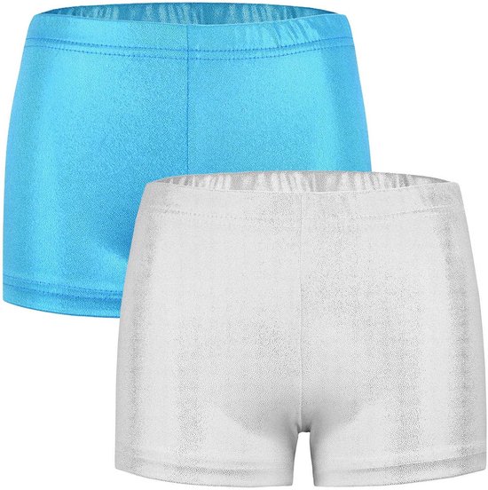 Sportshorts voor Meisjes - Korte Gymnastiek- en Yogabroekjes — afbeelding 2