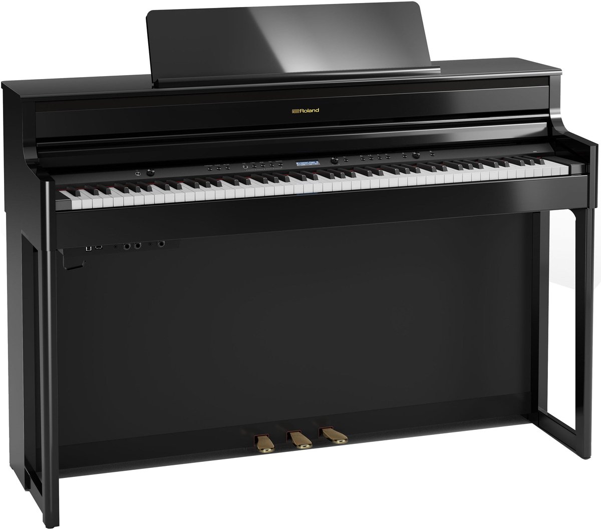 Roland HP704 digitale piano Polished Ebony