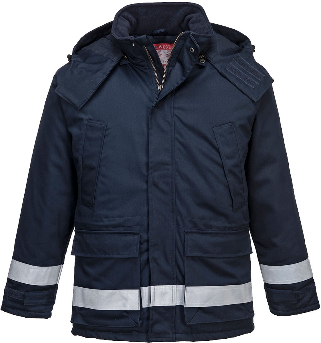 Portwest FR Antistatische Winterjas FR59 - Marine - S