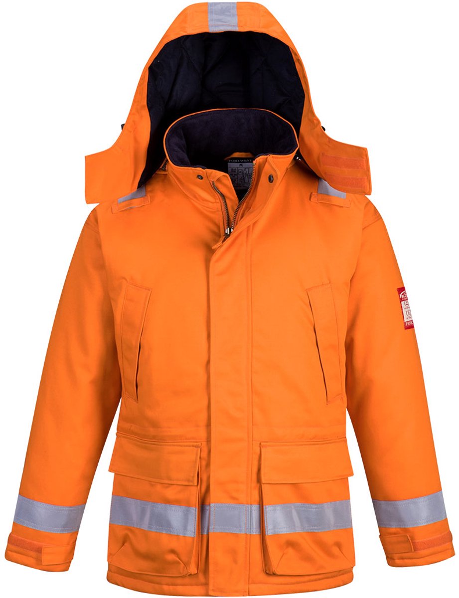 Portwest FR Antistatische Winterjas FR59 - Oranje - XL