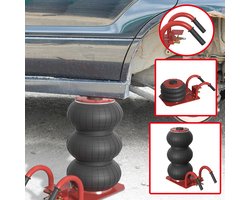 Froadp 3T pneumatische krik – persluchtkrik met luchtkussen, korte handgreep en rangeerkrik voor SUV, personenauto, autokrik