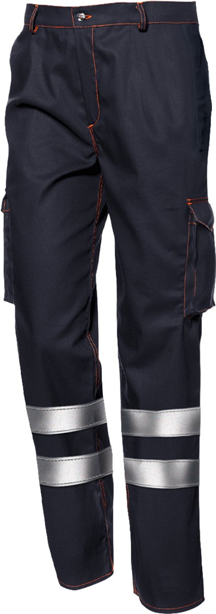 SIR SAFETY POLYTECH WITH BANDS Werkbroek HEREN Veiligheidsbroek Donkerblauw - Brandvertragend - Antistatisch - Warmtebestendig