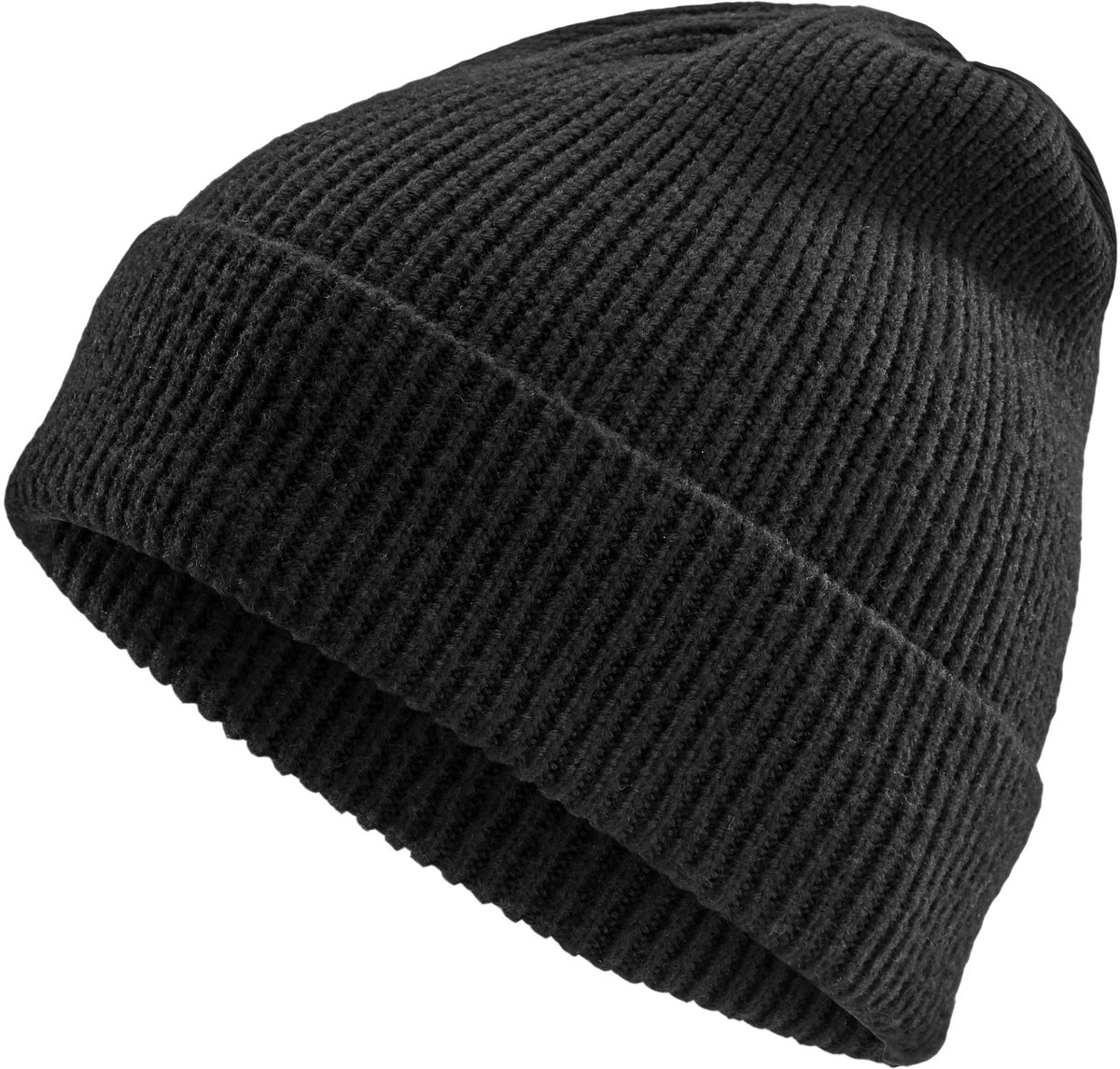 Kacey Zwarte Merino Kane Beanie