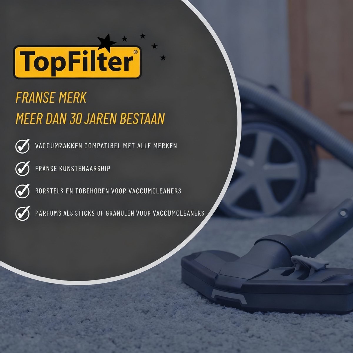 Set van 8 stofzuigerzakken Samsung TopFilter