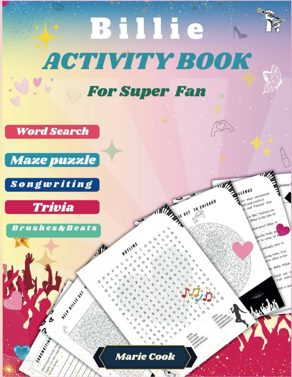 Activiteitenboek voor Fans: Woordzoeker, Doolhof, Trivia en Tekenen