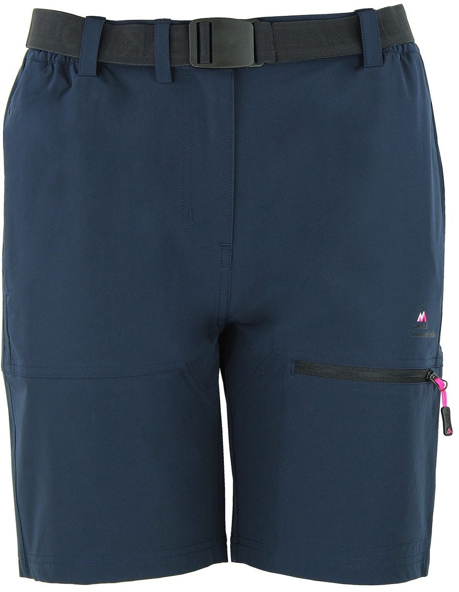 Korte broek met riem voor vrouwen Peak Mountain Blauw