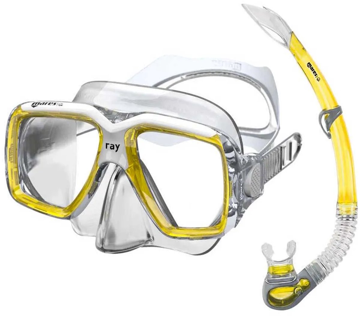 Mares Aquazone Ray Mask And Mesh Snorkelset Transparant