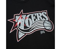 T-shirt Philadelphia 76ers NBA Cracked Cement