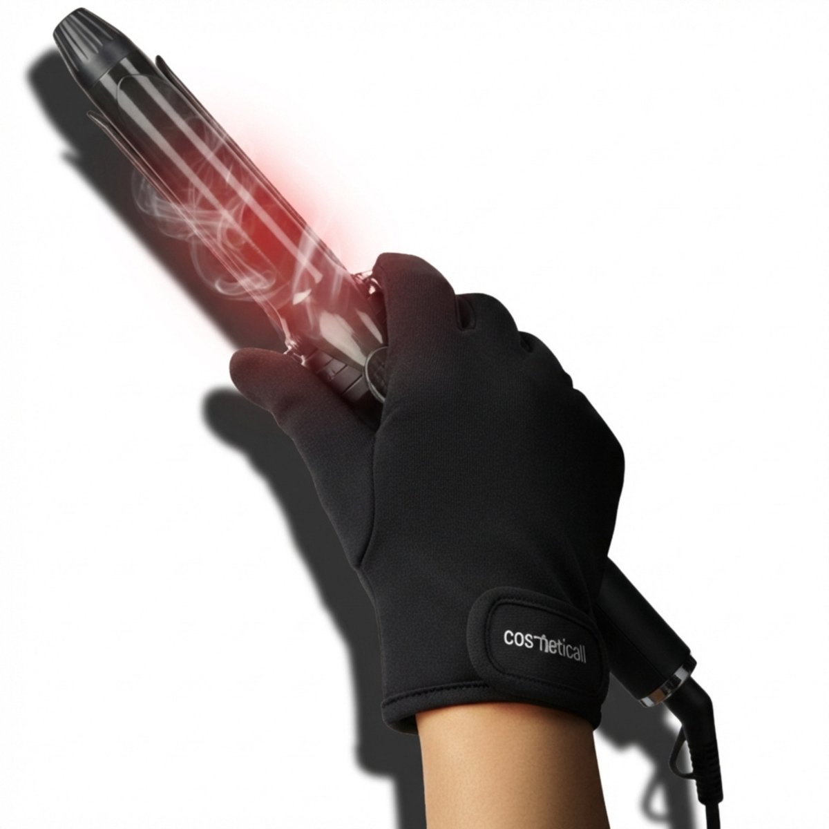 Hittebestendige Handschoen - 5 Vinger Model & Verlengde Pols - Warmte Handschoen Krultang & Stijltang - Zwart