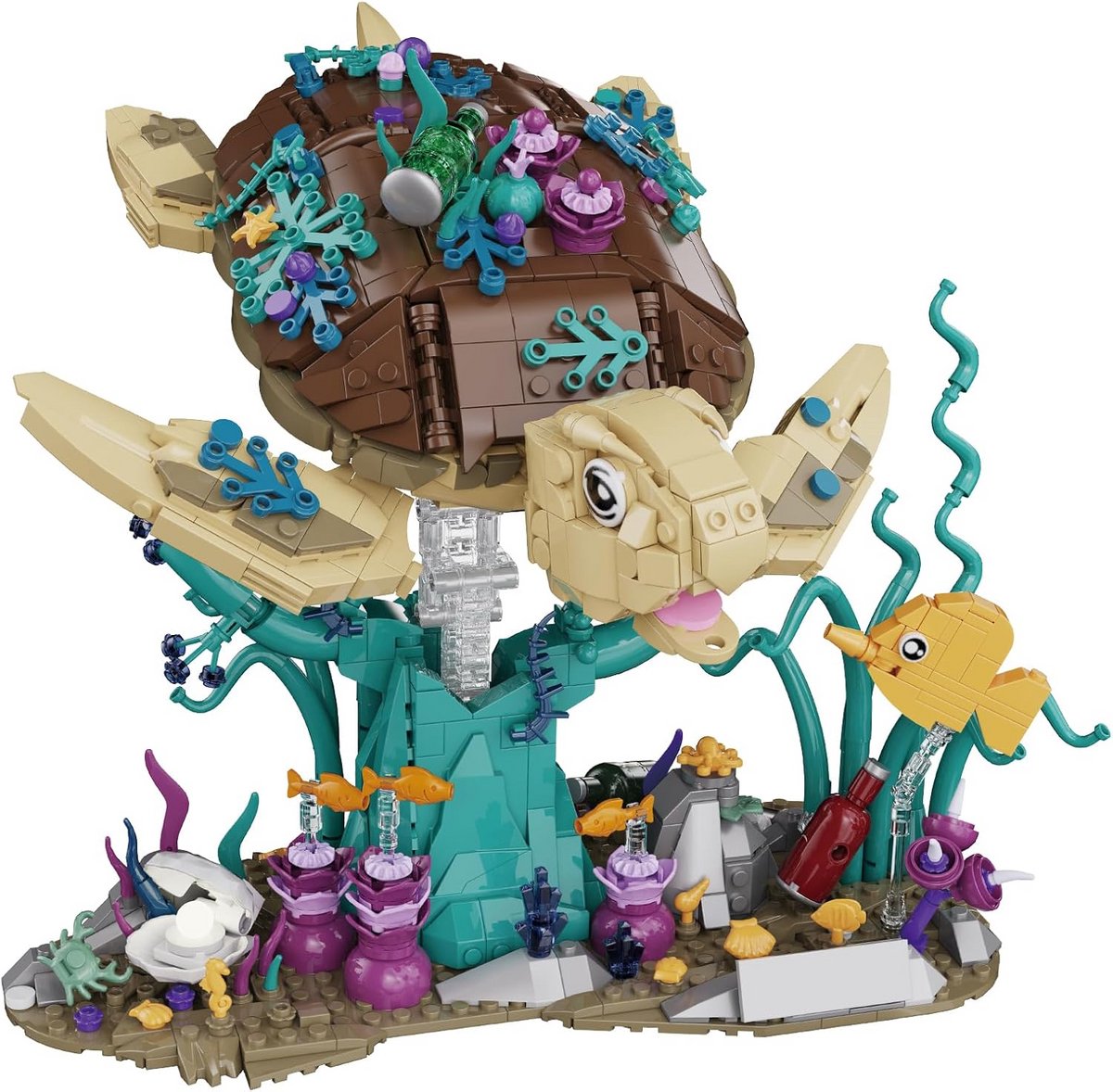 Creatieve Bouwset met Zeeschildpad Thema Geschikt voor Kinderen