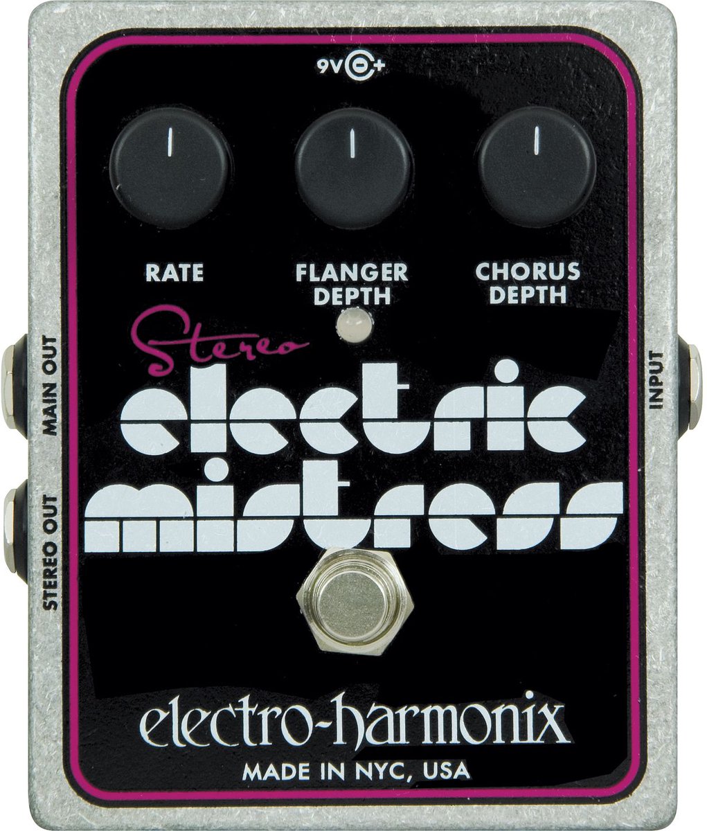 Electro Harmonix Stereo Electric Mistress Flanger + Chorus - Modulation effect-unit voor gitaren