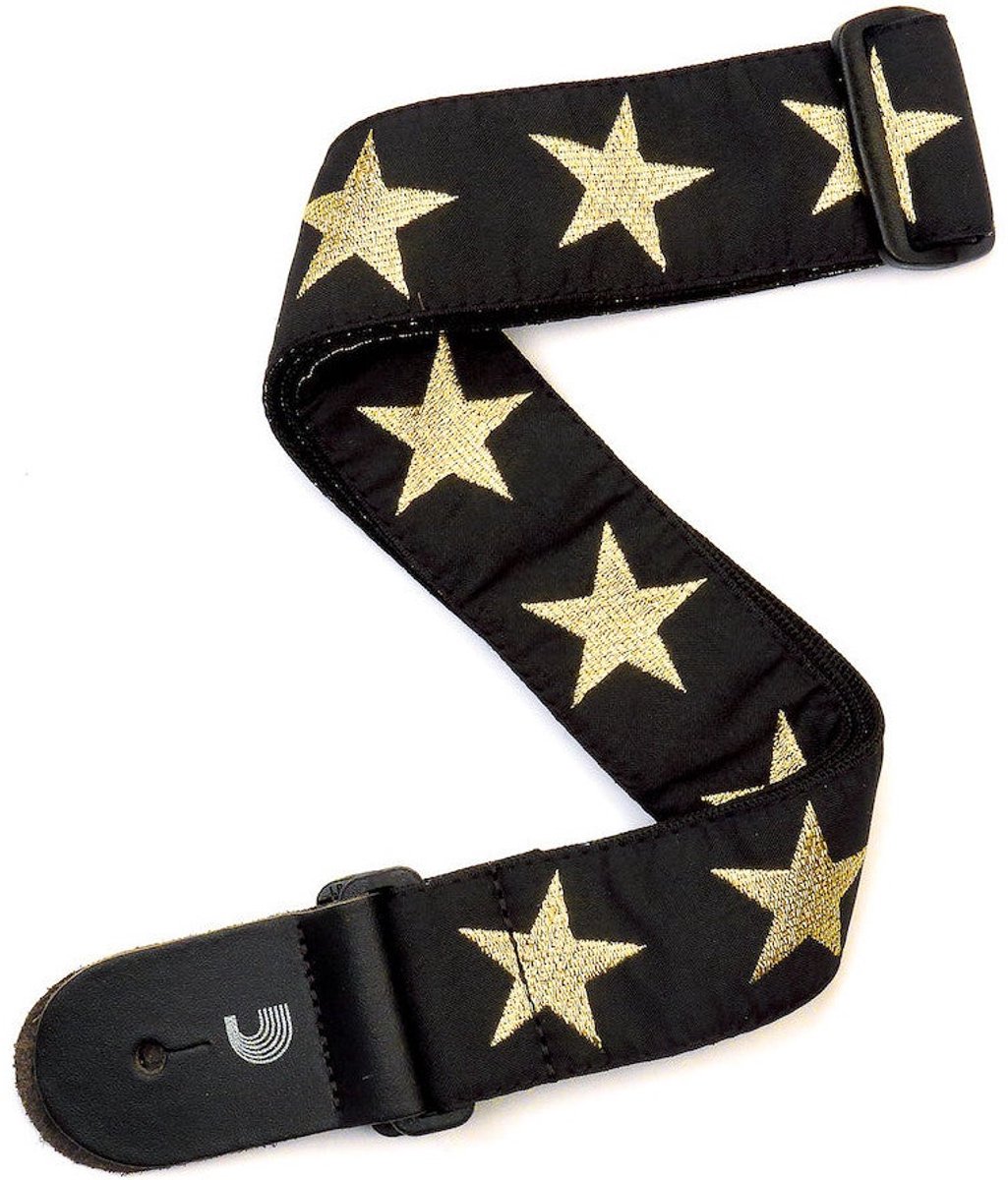 D'Addario 20T05 gitaarband geweven nylon 'Gold Star'