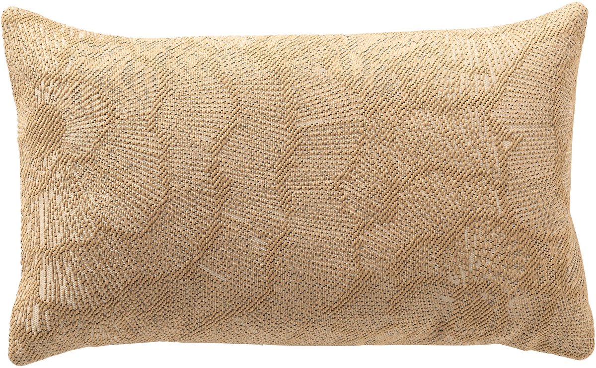 Dutch Decor - DAISY - buitenkussen 30x50 cm - waterafstotend en uv-bestendig - Irish Cream