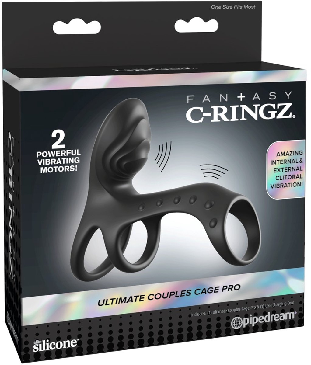 Ultimate Couples Cage Pro Vibrerende Cock Ring