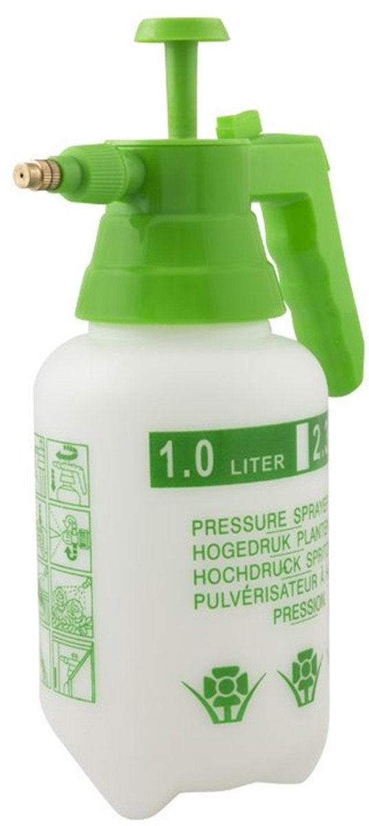 Drukspuit 1 liter verstelbare spuitkop - GARDENGEAR
