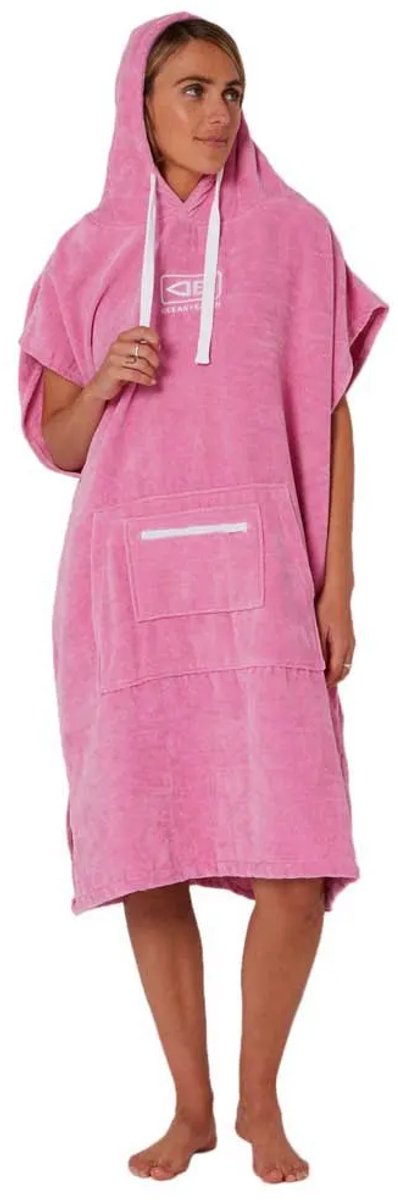Ocean & Earth Hooded Poncho Roze