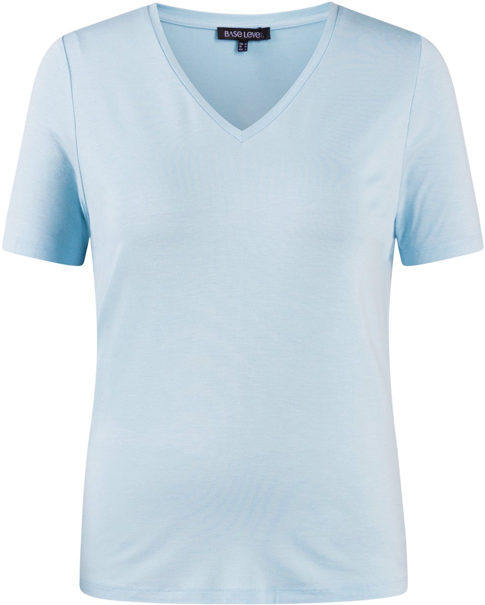 BASE LEVEL Yanic Jersey Shirt - Light Blue - maat 44