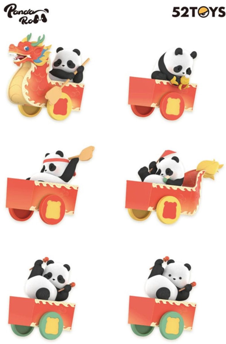 Panda Roll Blind Box Figures Assortment Dragon Boat Racing 10 cm (4)