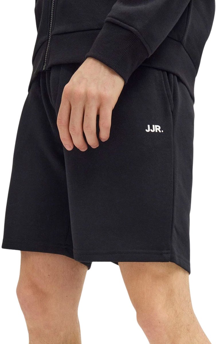 JJ REBEL JREBGORM REG REBEL LOGO SWEAT SHORTS SN Heren Trackshort - Black — afbeelding 10