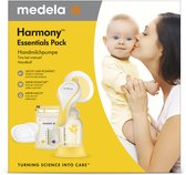 Medela Harmony Essentials Pack - Enkele Handkolf Set - Inclusief Medela Bewaarzakjes & Medela Ultra-Ademende Zoogkompressen