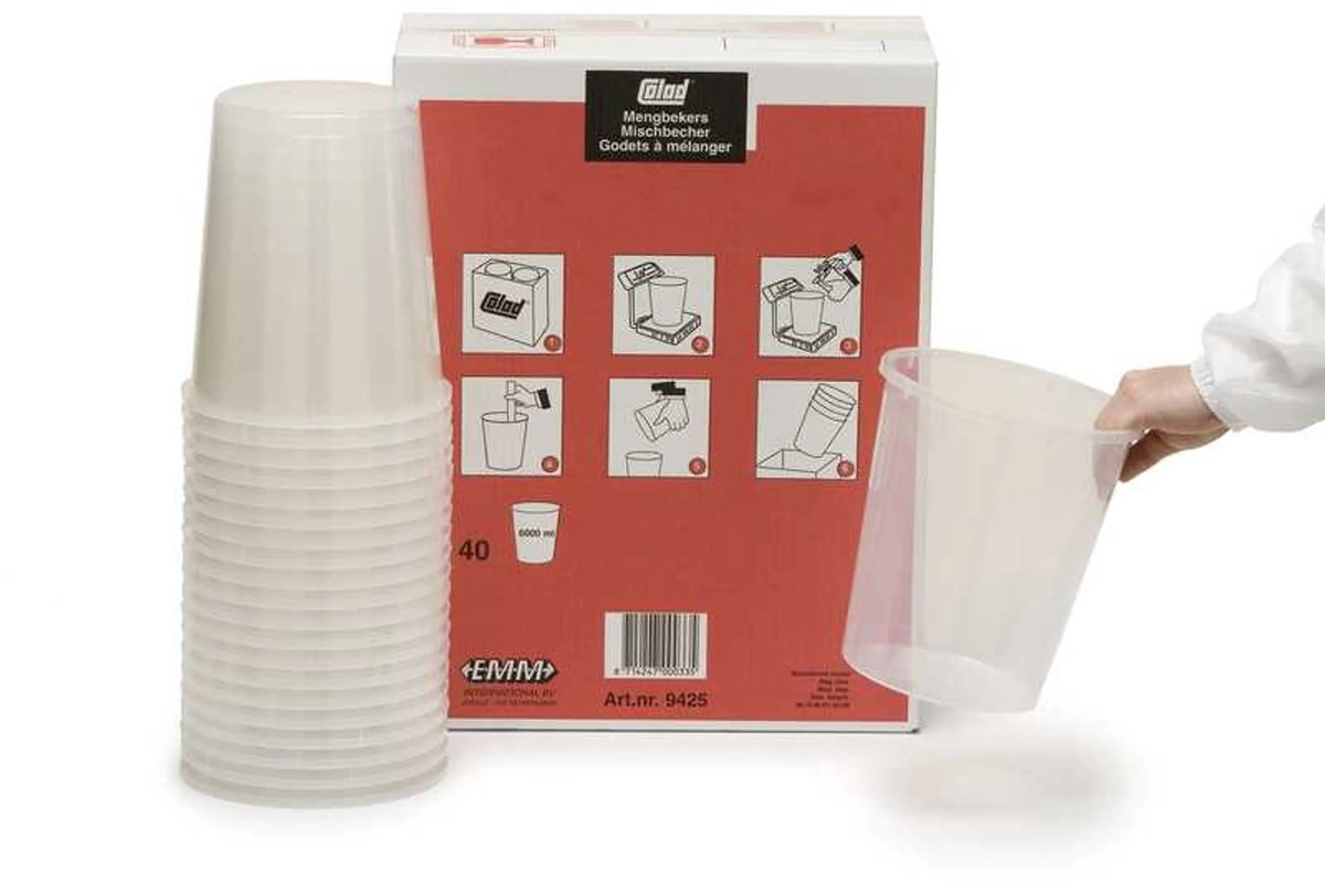 COLAD Mengbekers 6 liter - 40 stuks